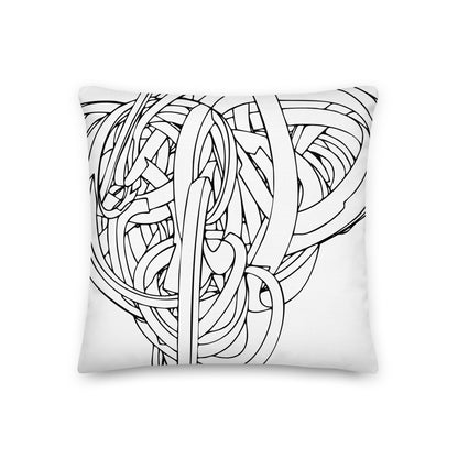 Pop Art White Premium Pillow