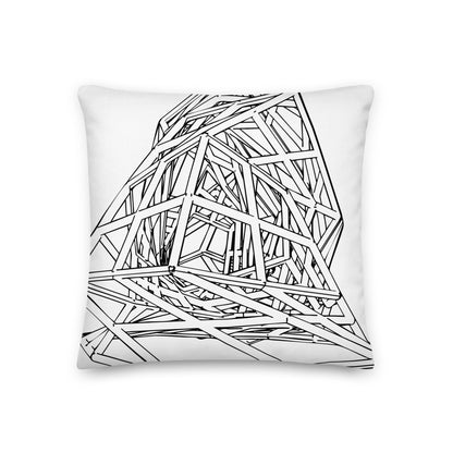 Hardedge White Premium Pillow