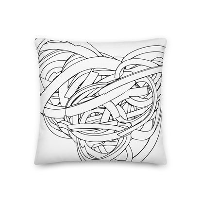 Pop Art Black Premium Pillow