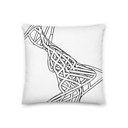 Parametric Black Premium Pillow