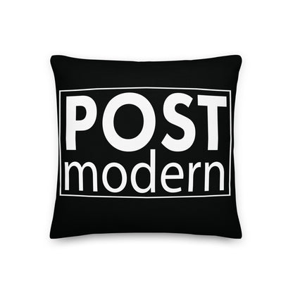 Post Modern Black Premium Pillow