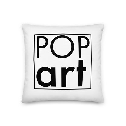 Pop Art White Premium Pillow