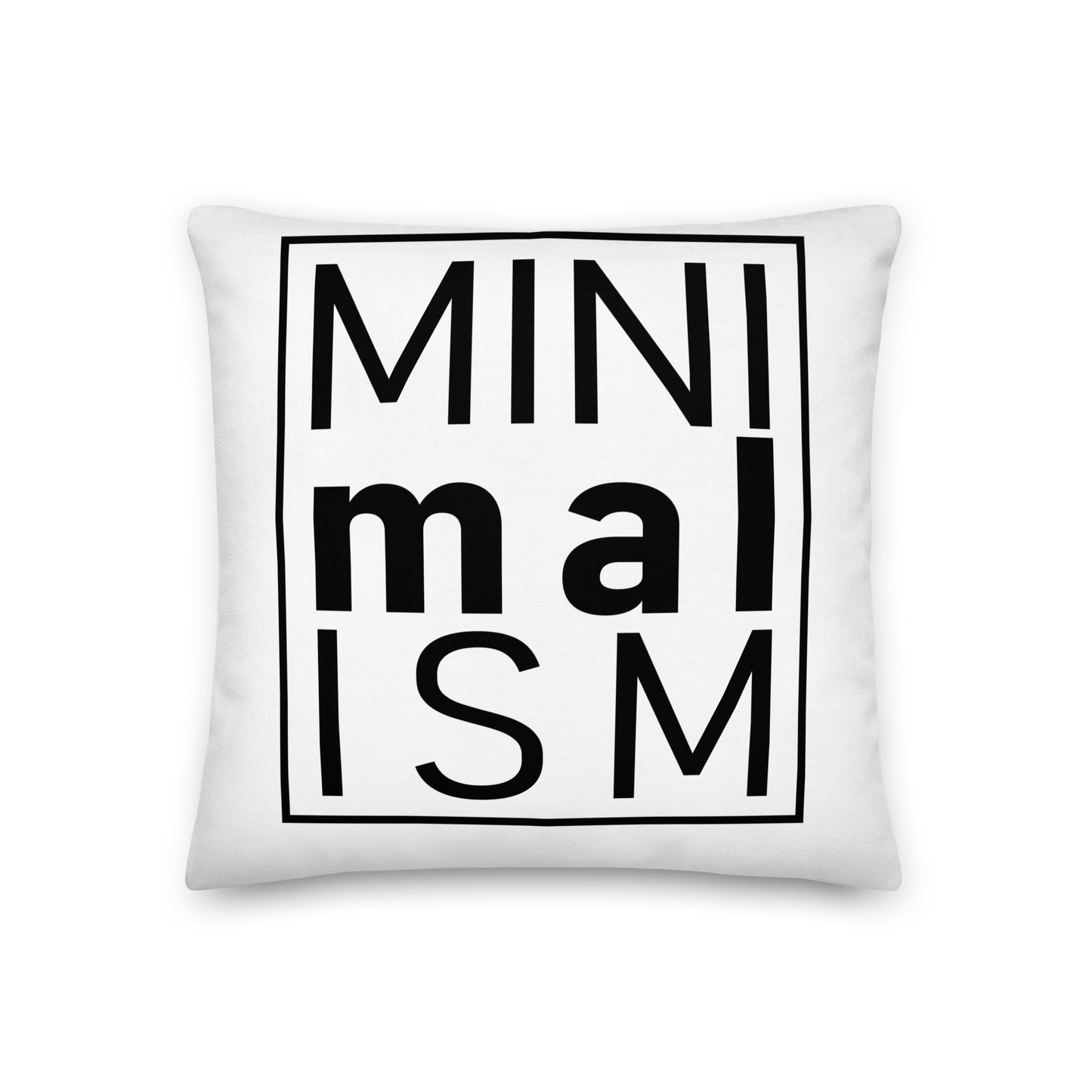 Minimalism White Premium Pillow