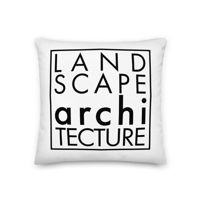 Landscape Architecture White Premium Pillow