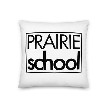 Prairie School White Premium Pillow