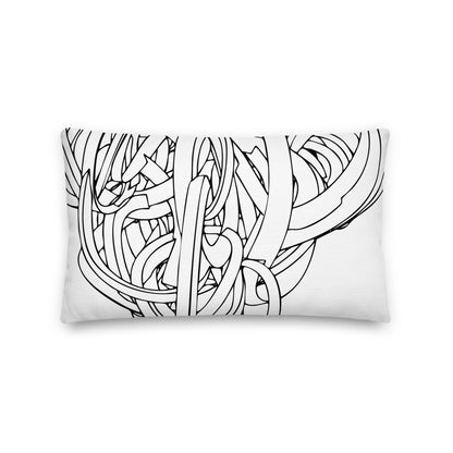 Pop Art White Premium Pillow