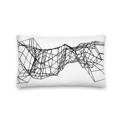 Prairie School White Premium Pillow