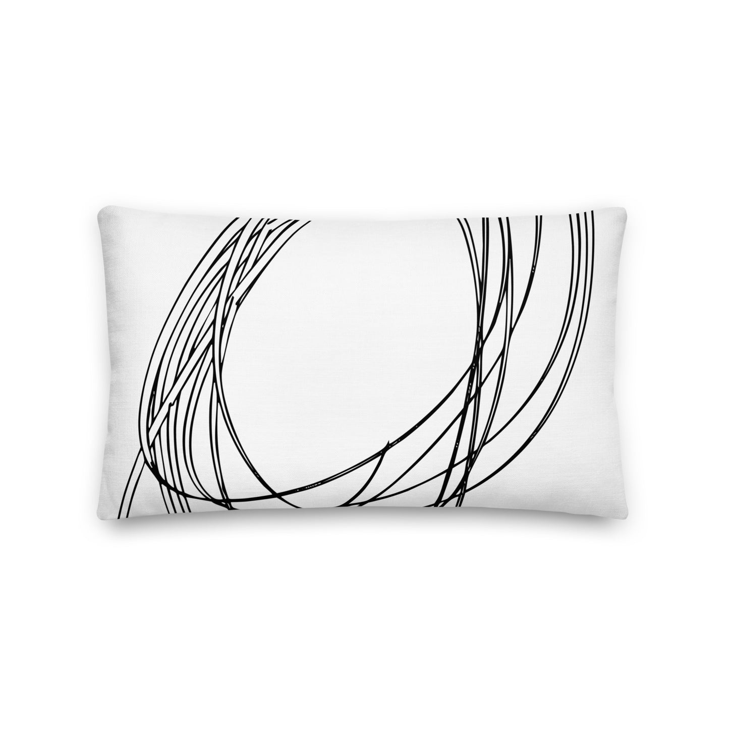 Modernism Black Premium Pillow