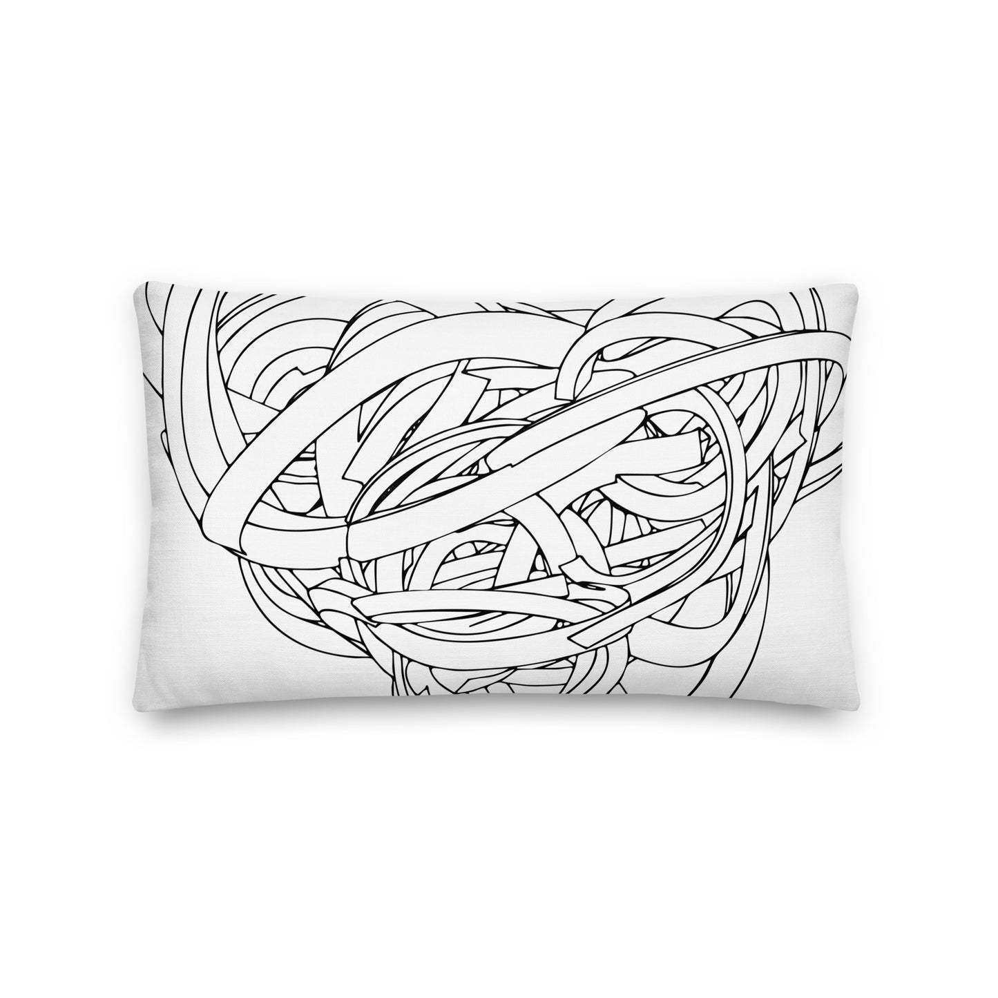 Pop Art Black Premium Pillow