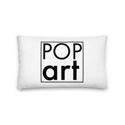 Pop Art White Premium Pillow