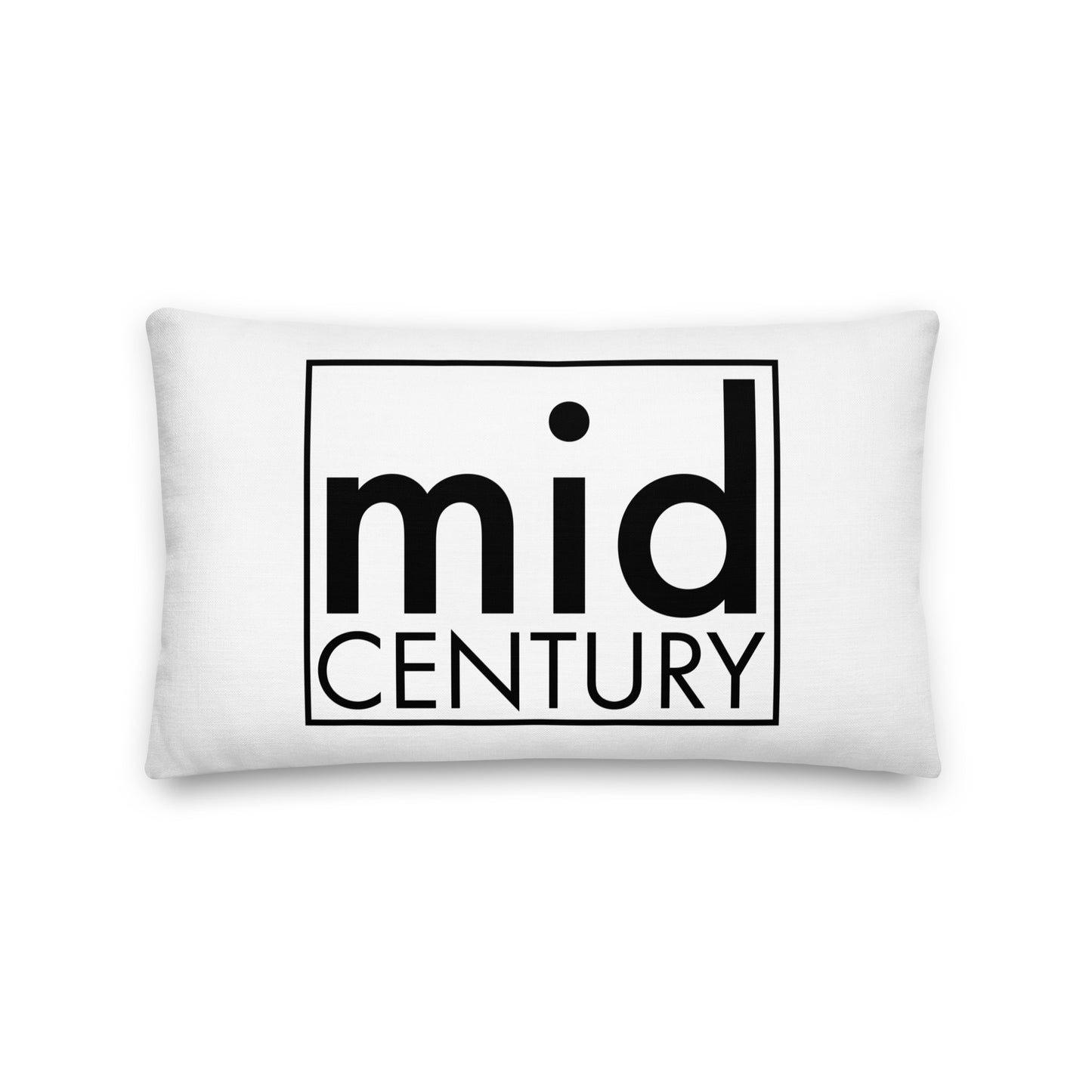 Mid-century White Premium Pillow