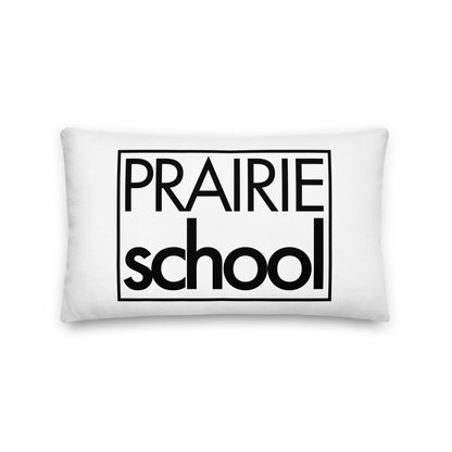 Prairie School White Premium Pillow