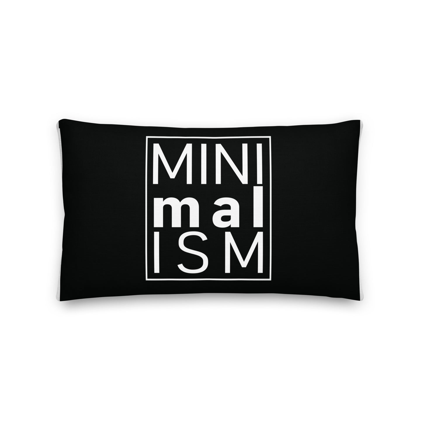 Minimalism Black Premium Pillow