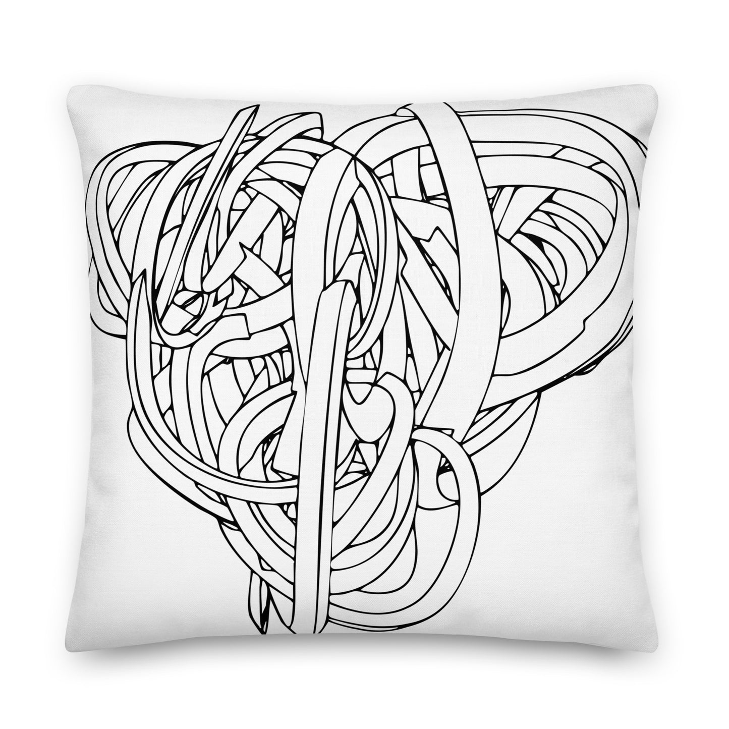 Pop Art White Premium Pillow