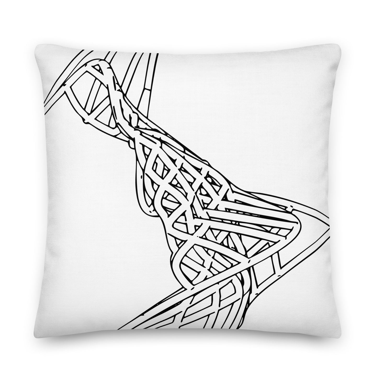 Parametric Black Premium Pillow