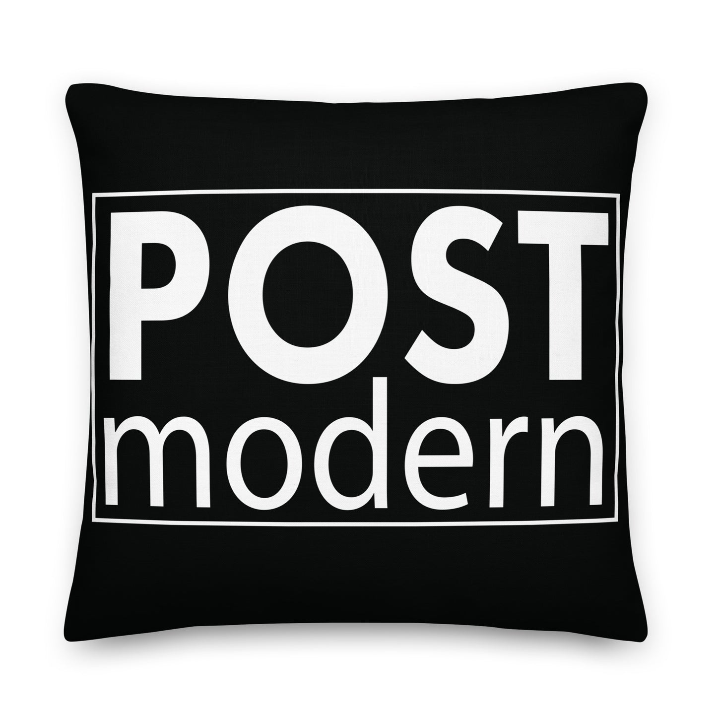 Post Modern Black Premium Pillow