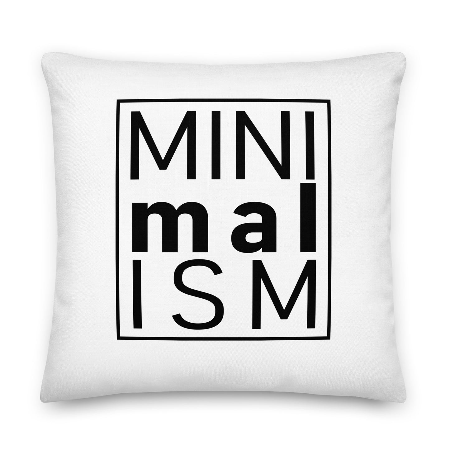 Minimalism White Premium Pillow