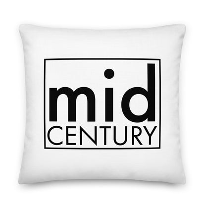 Mid-century White Premium Pillow