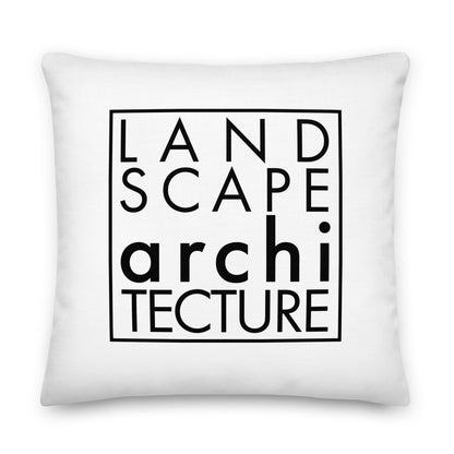 Landscape Architecture White Premium Pillow