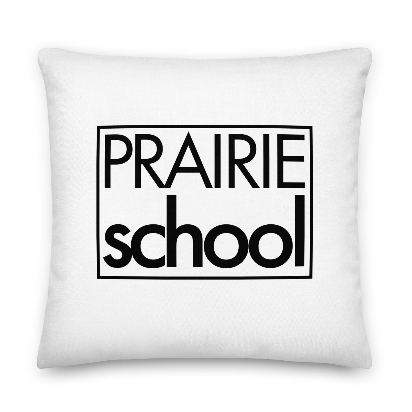 Prairie School White Premium Pillow