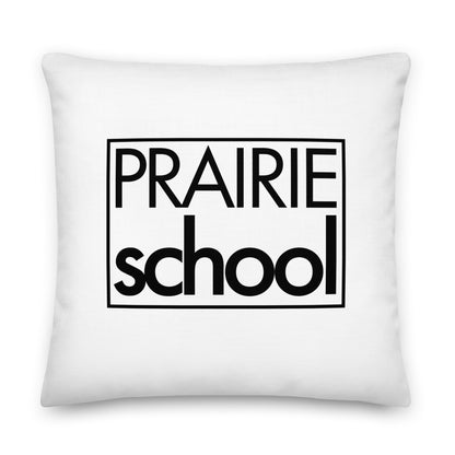 Prairie School White Premium Pillow