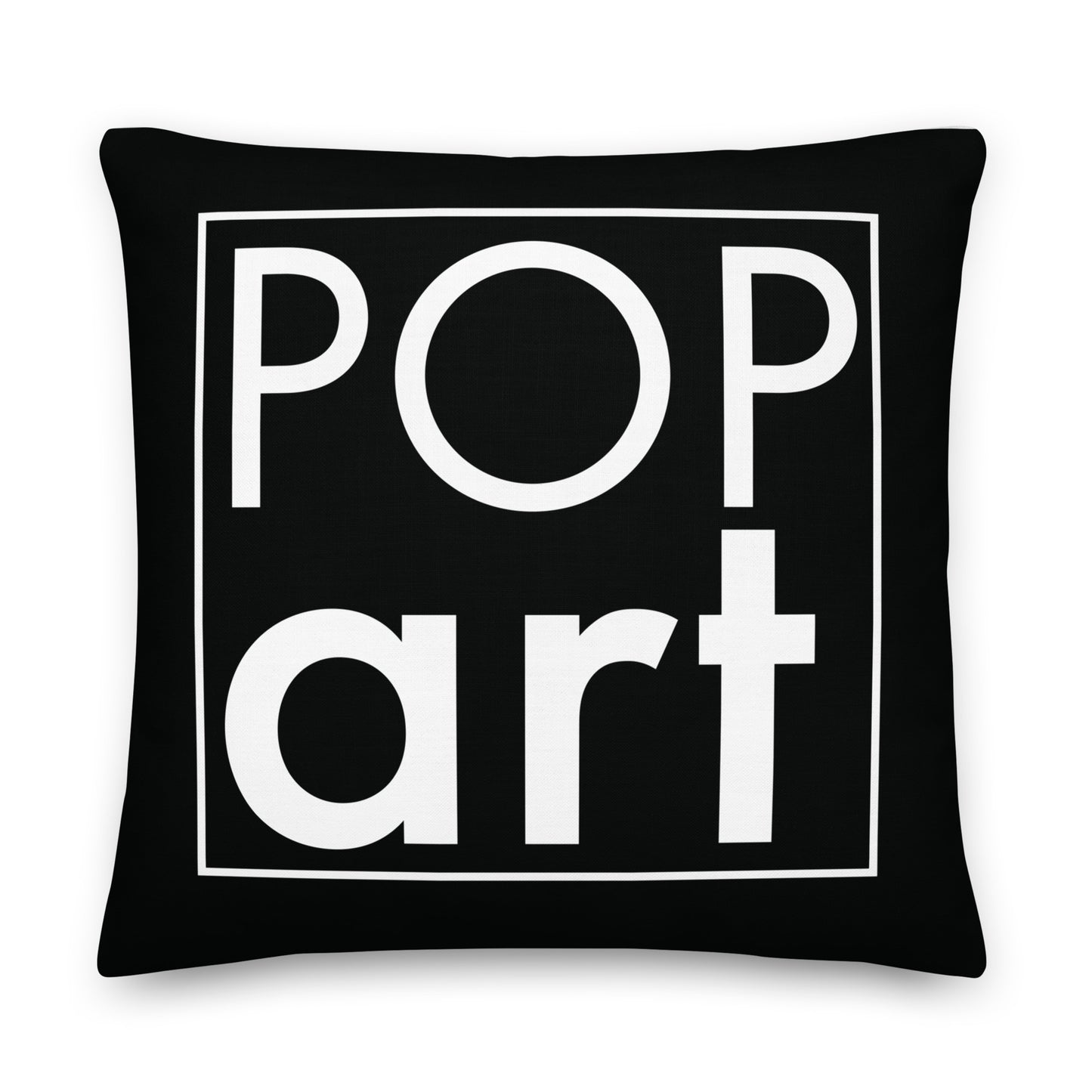 Pop Art Black Premium Pillow