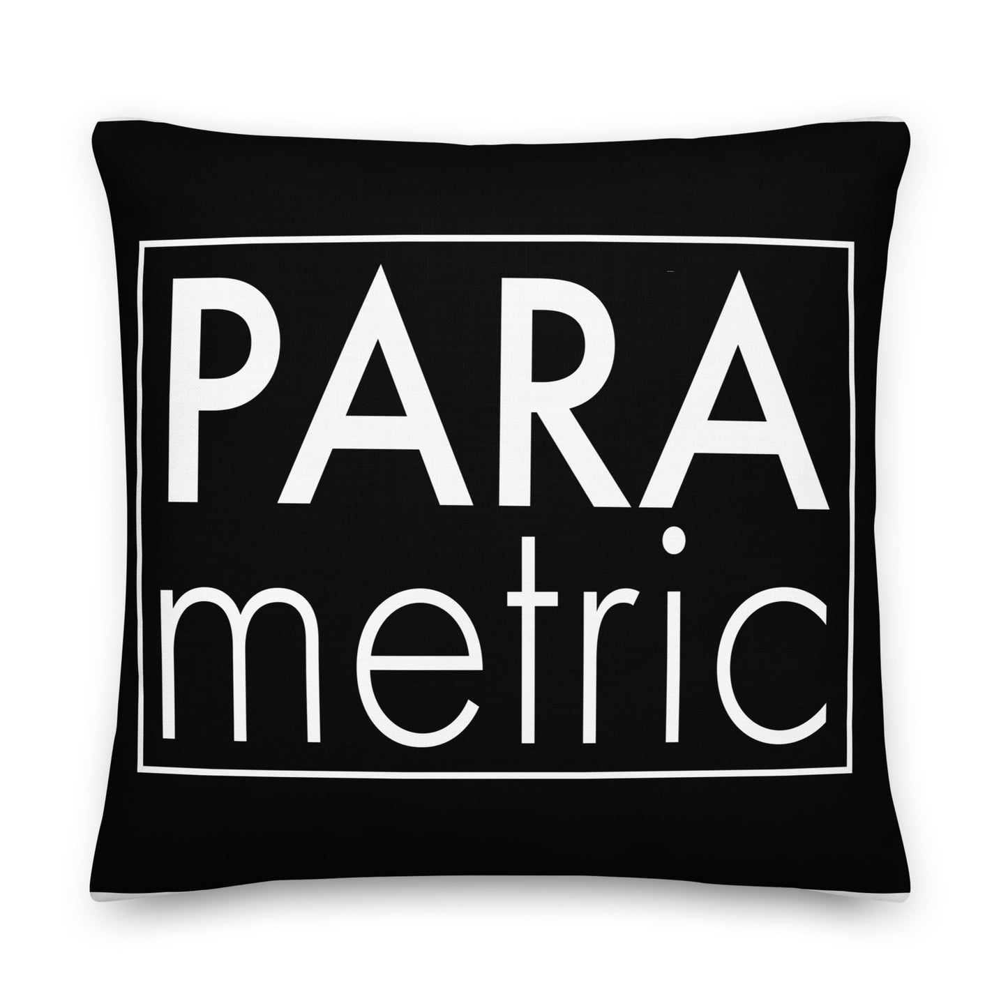 Parametric Black Premium Pillow