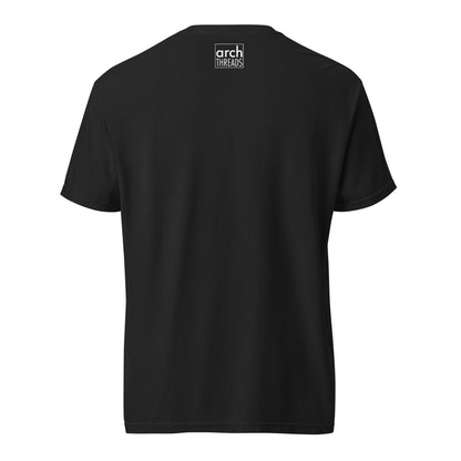 Mesh 1 Black Unisex garment-dyed heavyweight t-shirt